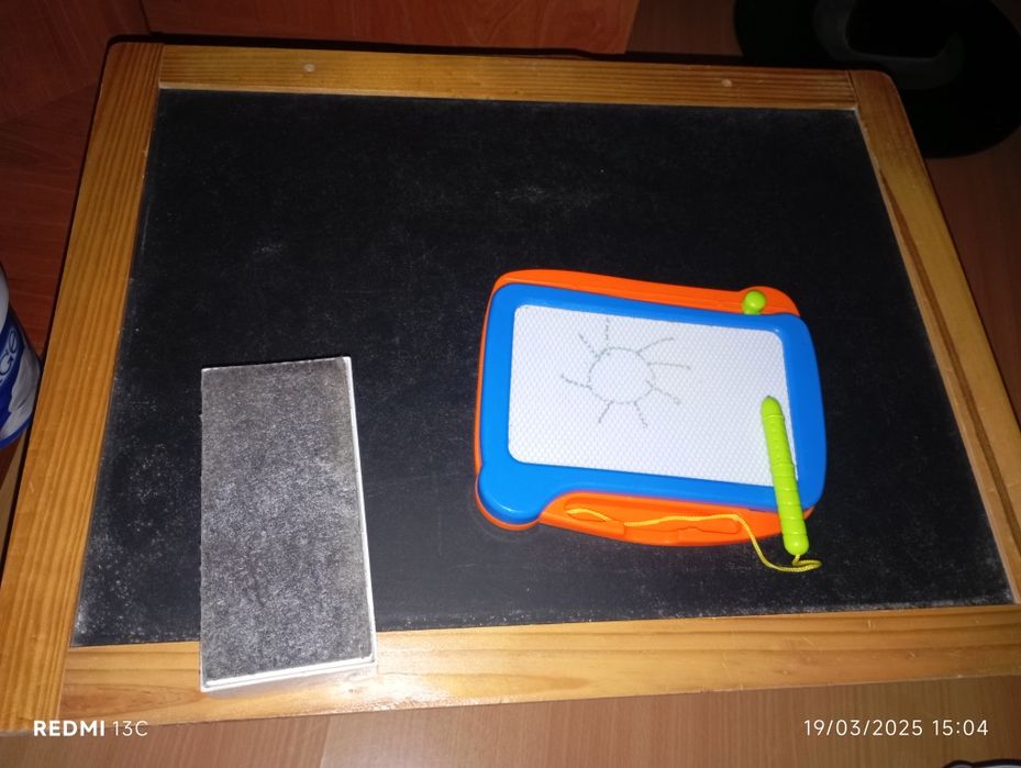 Quadro magnético dupla face