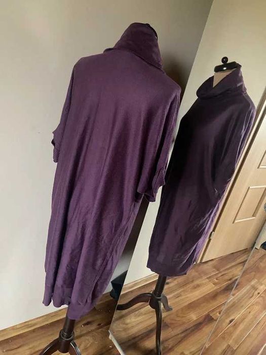 Xxxl 44 46 +size sweterkowa benotti zima sukienka oversize golf komin