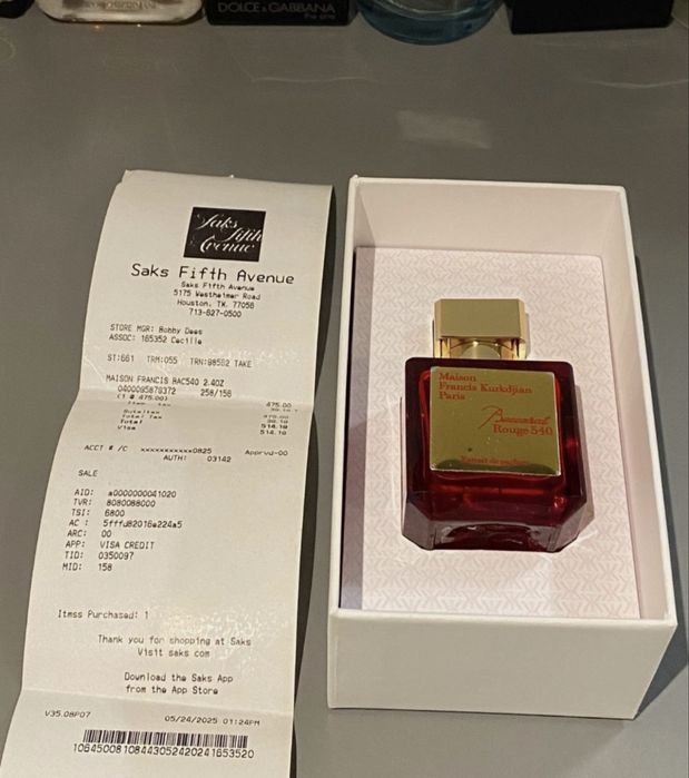 Baccarat Rouge 540 unissex eau de parfum