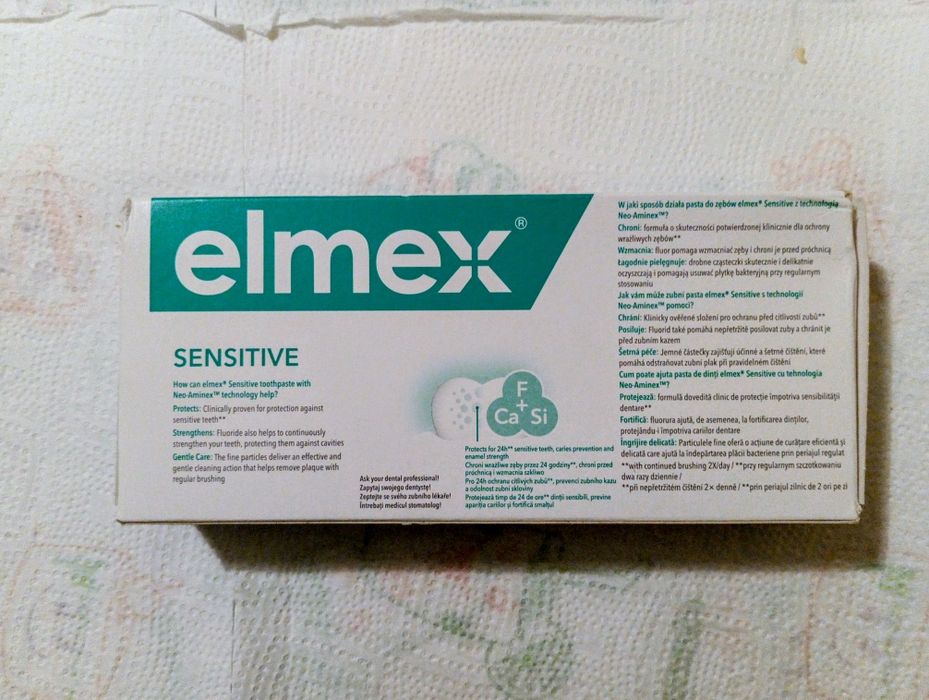 Elmex Sensitive Pasta do Zębów 75ml 12 szt.
