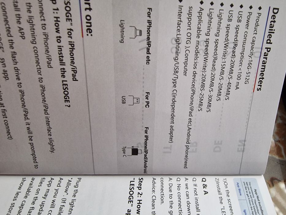 Pendrive 3 w 1 w pudełku