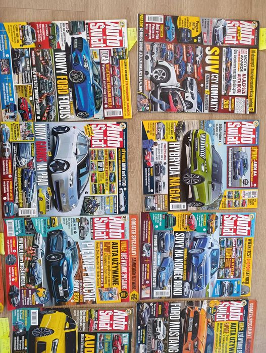 gazety motoryzacyjne Auto Świat 2018 -30 numerów
