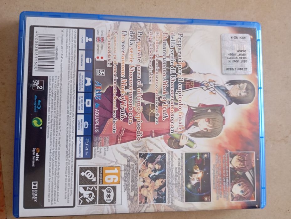 PS4 Utawarerumono mask of deception
