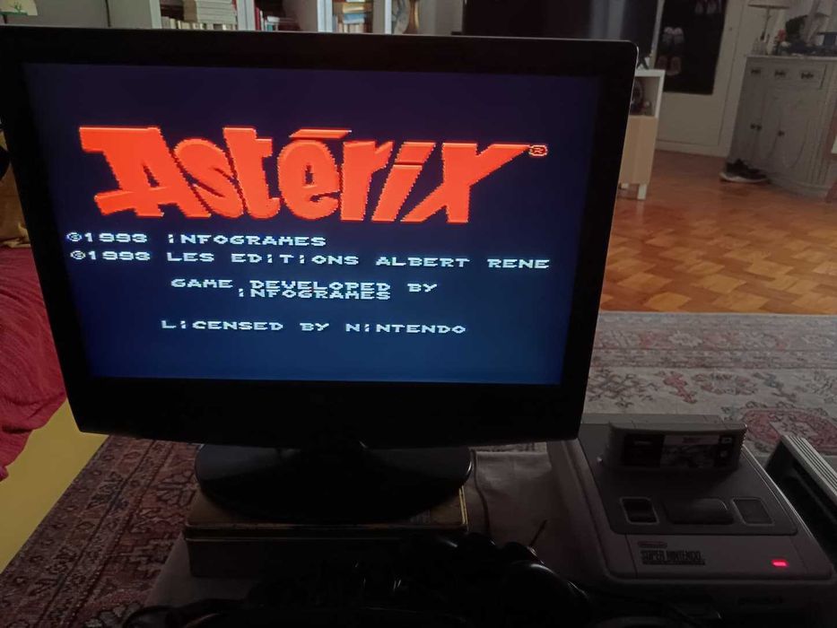 Astérix (SNES, 1993, PAL FR) – Caixa e Manual | Caixa Ligeiramente Gasta | Multi‑Idioma