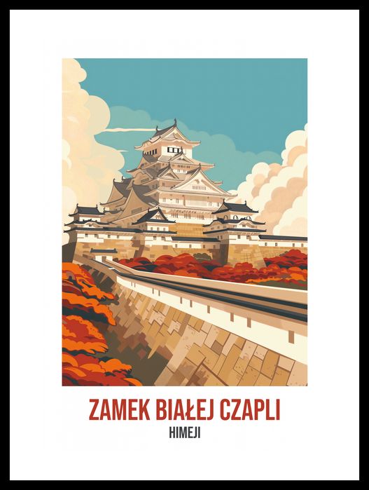 Plakat 29,7x42cm Zamek Białej Czapli