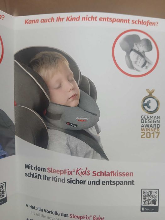 Suporte de cabeça pediatrico para bicicleta ou cadeira auto