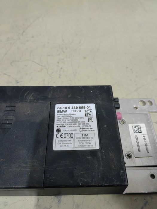 Unidade controlo/ modulo Bluetooth BMW 1  F20 F21 F22 9389.658