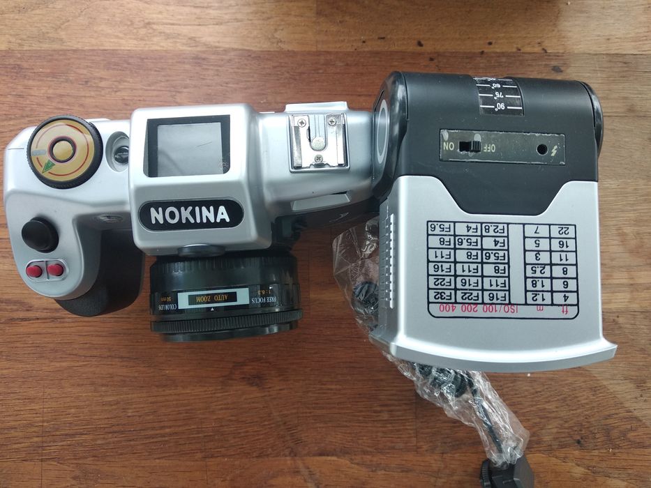 Máquina fotográfica nunca usada