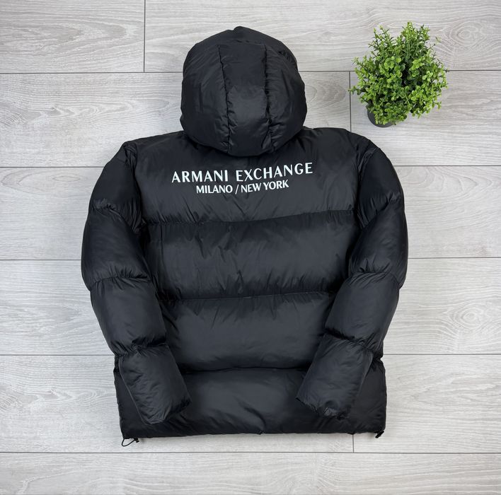 Пуховик Armani Exchange куртка EA7 армані пуфер AX