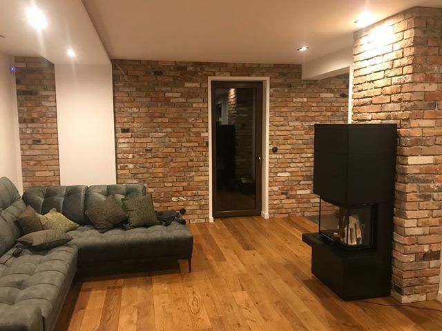 Płytki ceglane, stara cegła cięta. Lico na ścianę, elewację, Loft-Styl