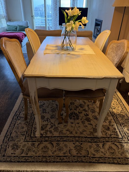 Mesa sala de jantar 4 cadeiras Josephine