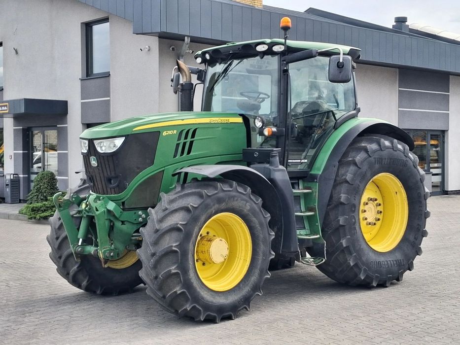 John Deere 6210 R  TUZ, pneumatyka, klimatyzacja , amortyzacja TLS