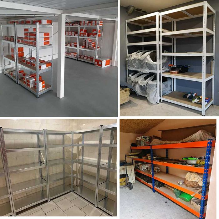 Паллетные стеллажи БУ, Полочные стеллажи БУ нові, полочні стелажі бу