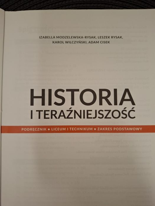 Historia i teraźniejszość podręcznik do liceum I technikum klasa 1