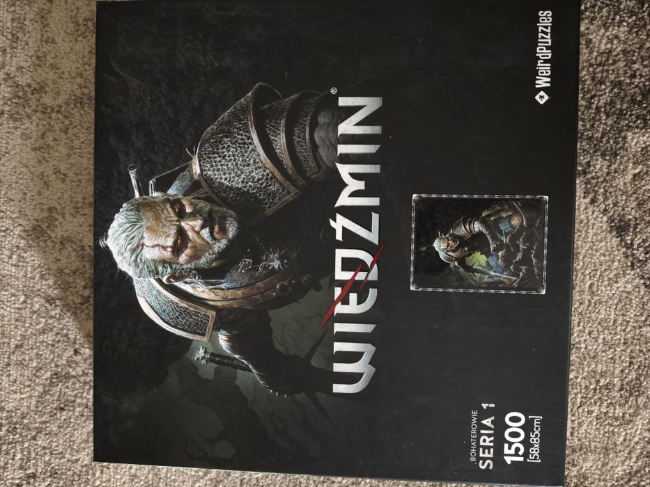 Wiedźmin puzzle 1500 elementow, seria 1