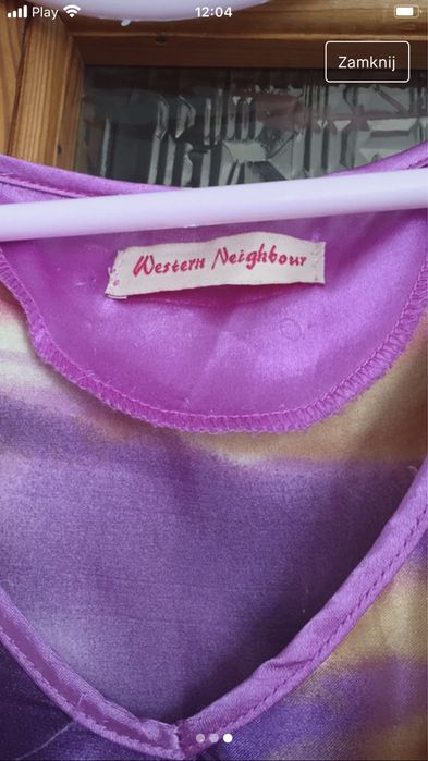 Sukienka Butik r. U oversize.  motyl, nietoperz.