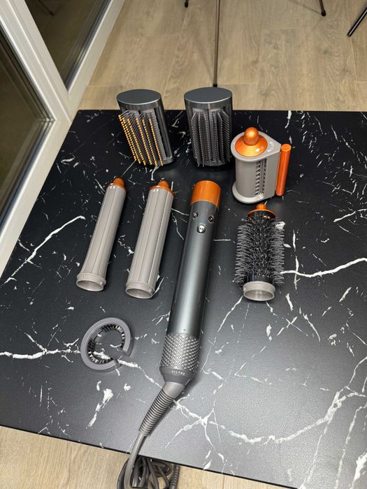 Стайлер Airwrap HS05 Complete Long, 6 насадок, Nickel/Copper