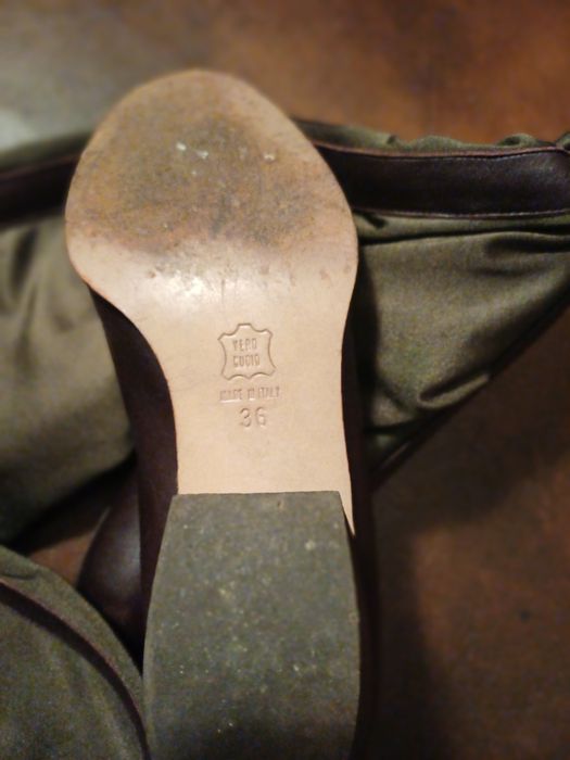 Botas italianas castanas como novas