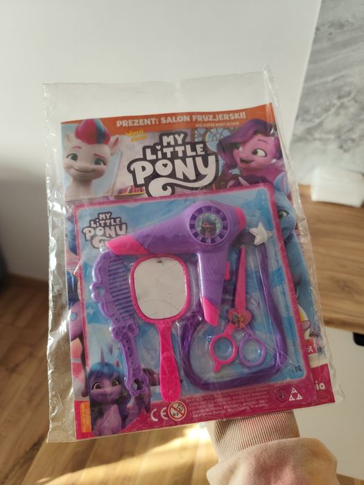 My Little Pony kucyki zestaw fryzjerski fryzjer gazetka dla dzieci