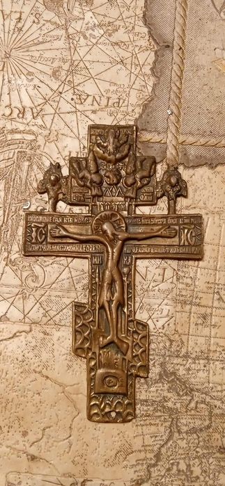 Хрест з Молитвою! Рідкісний. Відмінний стан. Старовинний. 19 століття!