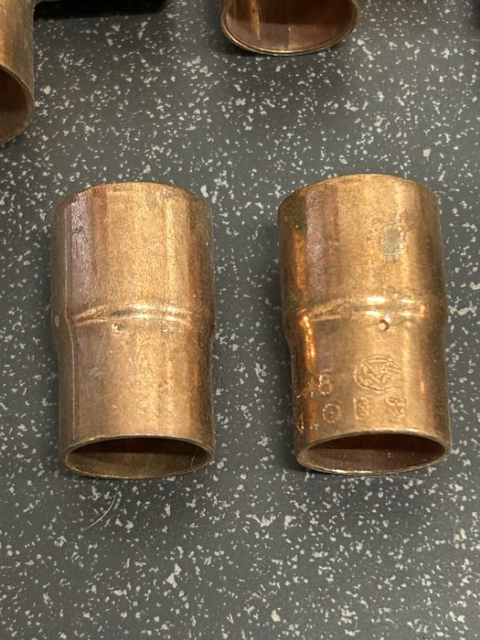 Kształtki miedziane różne 20 szt