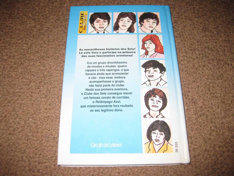 Livro "O Clube dos Sete" de Enid Blyton