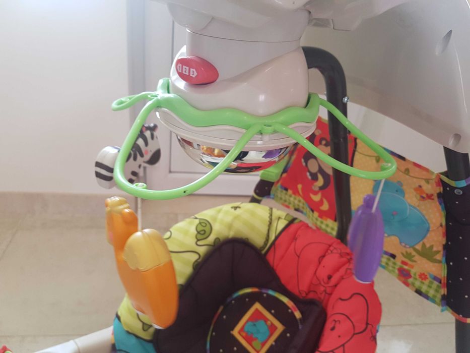 Baloiço fisher price animais zoo