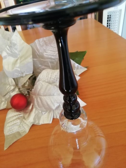Castiçal em vidro
