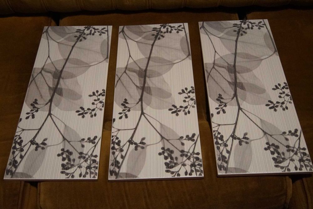 płytka dekor opoczno orisa white flower 20 x 50 cm