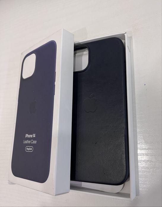 Чохол APPLE для iPhone 13/14 Leather Case/MagSafe/Ink оригінал