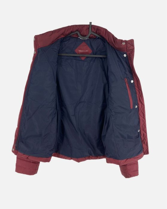 Gant бордовий легкий пуховик розмір xs-s