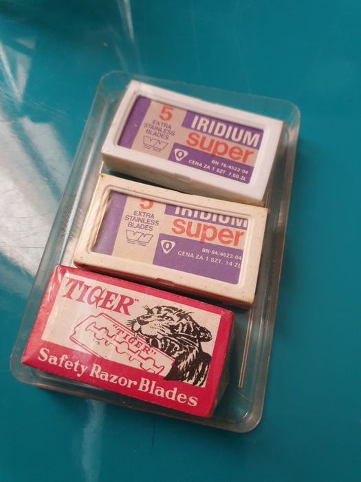 Ostrza ploter Nowe żyletki Tiger Iridium Super 30 sztuk