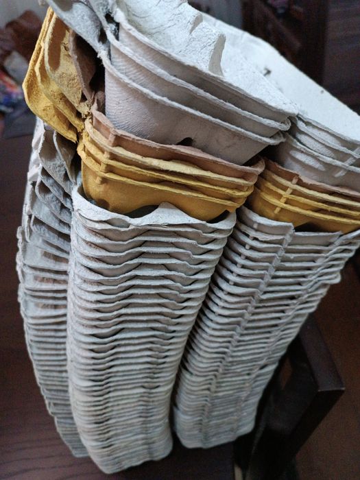 Troca de 52 embalagens de ovos de dúzia vazias por 2 dúzias de ovos