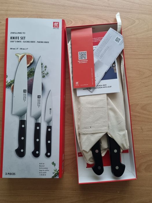 Komplet 3 noży kuchennych ZWILLING PRO