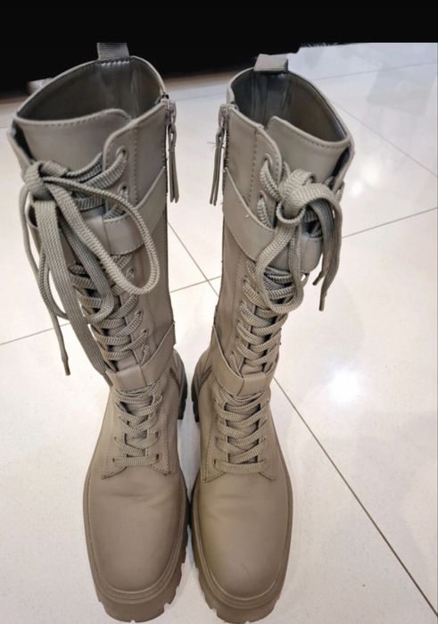 Zara wsokie buty 38