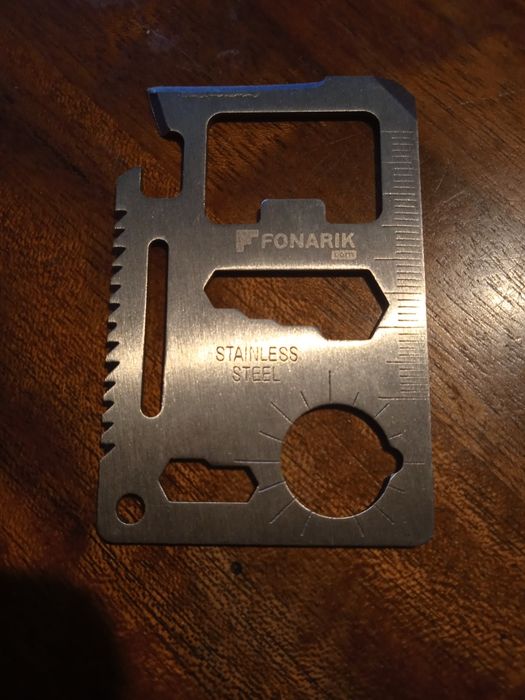 Карта выживания STAINLESS steel