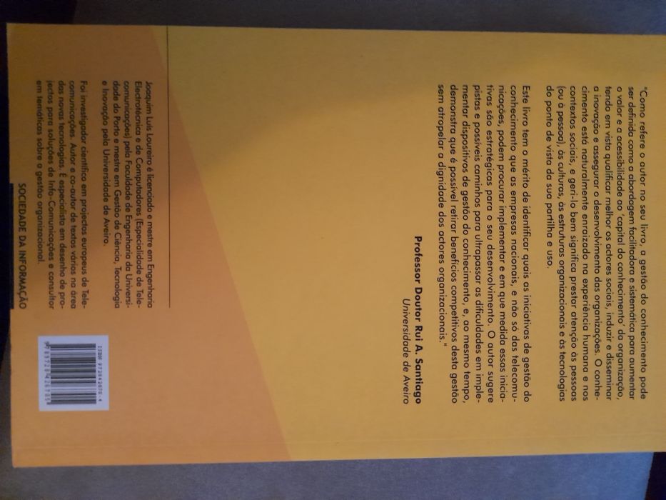 Livro Gestão do conhecimento