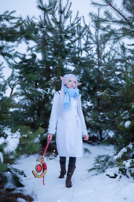 Косплей Фрірен зимове пальто