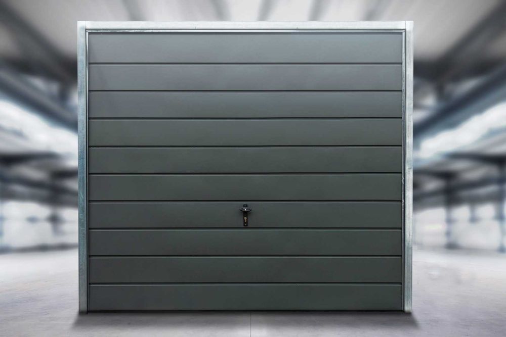 Brama garażowa uchylna Matowy Brąz 2700x2100mm T7