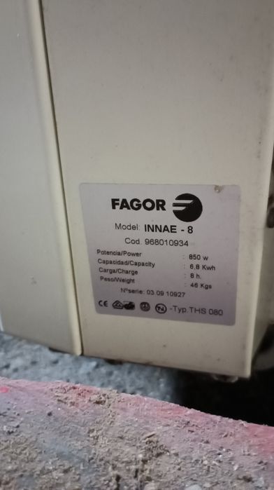 Aquecedores acumulador de calor Fagor