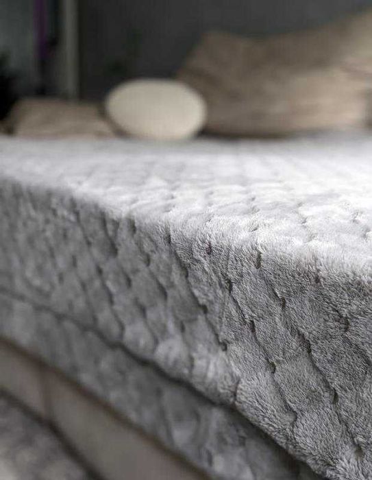 Розкішний плед кролик, шиншила євро