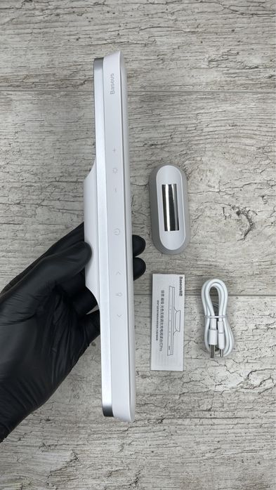 Лампа Baseus Magnetic Stepless Dimming Desk Lamp Pro DGXC-02 White настільний LED світильник з регулюванням яскравості