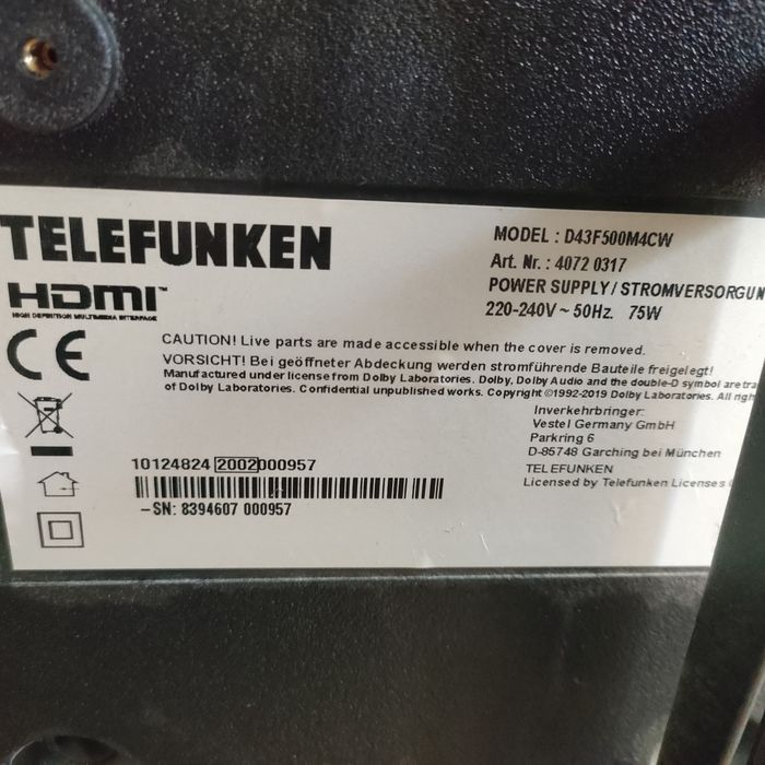 Telewizor Telefunken