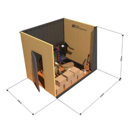 Magazyn samoobsługowy 5,6 m2 Self Storage Eco Containers