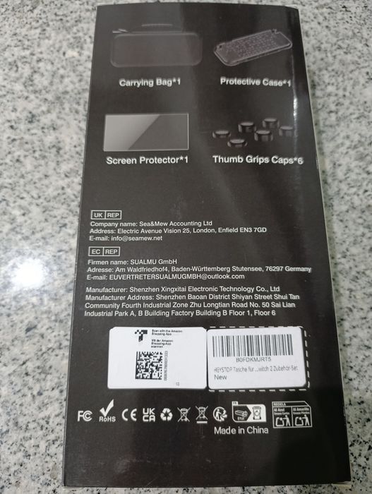 Estojo Switch 2 e acessórios