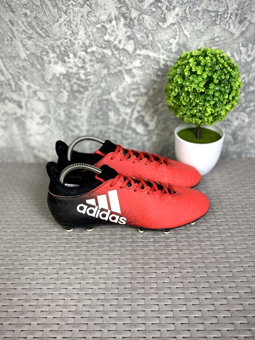 Adidas X Techfit бутсы копы сороконожки 41 размер футбольные красные