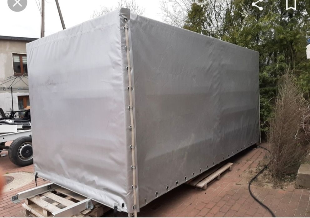 Zabudowa plandeka stelaż 10ep bez platformy i burt wiata garaz blaszak