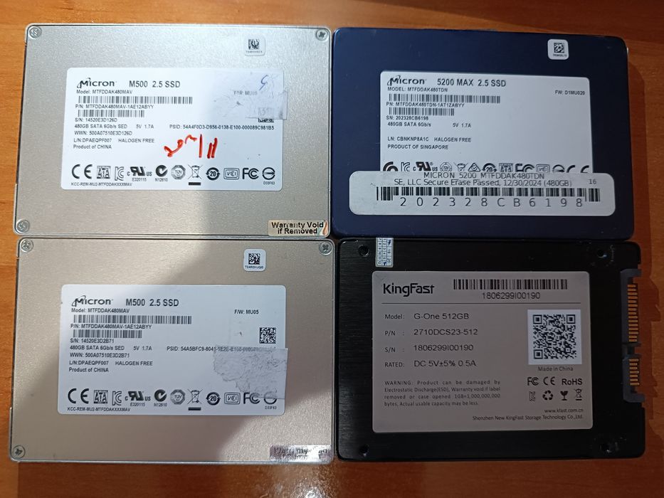 SSD 2.5 m2 128GB 400GB 480GB 512GB 960GB 1TB 2TB ССД Nvme
