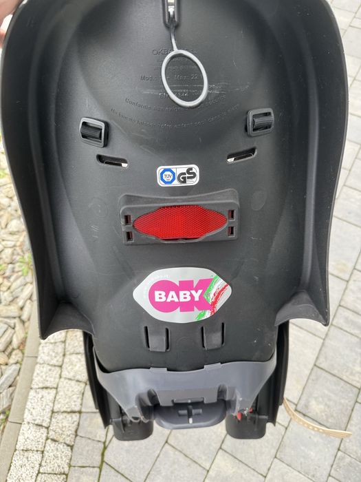 Fotelik siodełko rowerowe dla dziecka okbaby