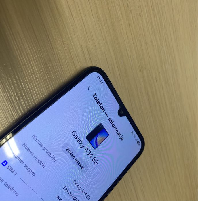 Samsung Galaxy A34 5G. Stan idealny. Bez Blokad. Nowe Etui + szkło  gratis.